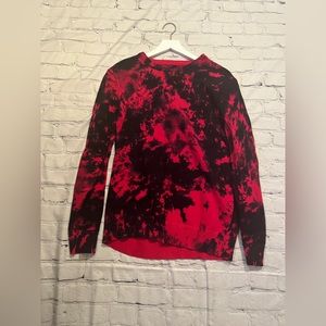 Tie/dye inspired multi colored sweater